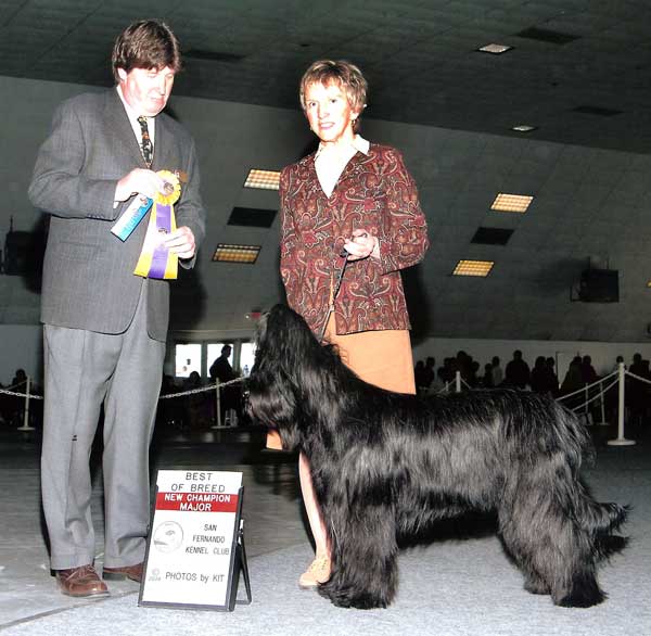 Ego with her owner, Donna MacIntyre